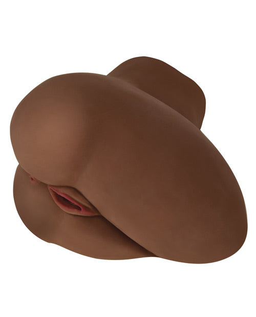 Curve Mistress Vibrating BioSkin Side Saddle Jada - Chocolate