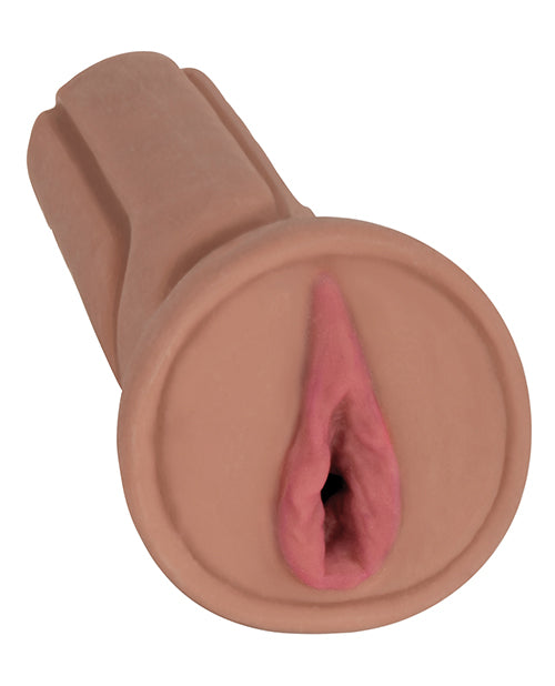 Curve Mistress Vibrating Pubic Bone Stroker Arielle - Latte