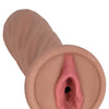 Curve Mistress Vibrating Pubic Bone Stroker Brianna - Latte