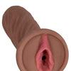 Curve Mistress Vibrating Pubic Bone Stroker Natalia - Chocolate