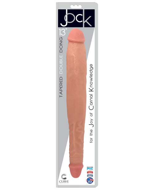 Curve Novelties Jock 13" Tapered Double Dong - Vanilla