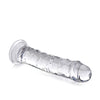 Curve Novelties Jock C-Thru 8" SLIM Dildo - Clear