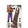 Curve Toys Fantasy Jock Weightlifting Wesley 7" Dildo w/Balls - Dark
