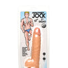 Curve Toys Fantasy Jock Swimming Simon 7" Dildo w/Balls - Light