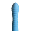 Curve Toys Simply Sweet 7" Ribbed Silicone Dildo - Blue