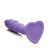Curve Toys Simply Sweet 7" Swirl Silicone Dildo - Purple