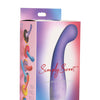 Curve Toys Simply Sweet 7" Slim G Spot Silicone Dildo - Purple/White