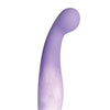 Curve Toys Simply Sweet 7" Slim G Spot Silicone Dildo - Purple/White
