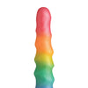 Curve Toys Simply Sweet 6.5" Zigzag Rainbow Dildo