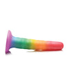 Curve Toys Simply Sweet 6.5" Zigzag Rainbow Dildo
