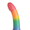 Curve Toys Simply Sweet 6.5" Phallic Rainbow Dildo