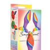 Curve Toys Simply Sweet Rainbow Silicone Butt Plug Set