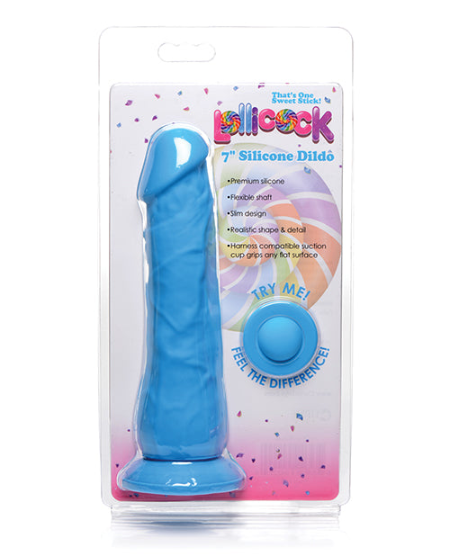 Curve Novelties Lollicock 7" Silicone Dildo - Berry