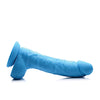 Curve Novelties Lollicock 7" Silicone Dildo w/Balls - Berry