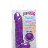 Curve Novelties Lollicock 7" Silicone Dildo w/Balls - Grape