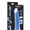 Curve Toys Lollicock 7" Glow In The Dark Silicone Dildo - Blue