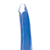 Curve Toys Lollicock 7" Glow In The Dark Silicone Dildo - Blue