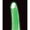 Curve Toys Lollicock 7" Glow In The Dark Silicone Dildo - Green
