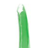 Curve Toys Lollicock 7" Glow In The Dark Silicone Dildo - Green