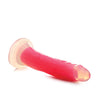 Curve Toys Lollicock 7" Glow In The Dark Silicone Dildo - Pink