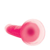 Curve Toys Lollicock 7" Glow In The Dark Silicone Dildo - Pink