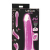 Curve Toys Lollicock 7" Glow In The Dark Silicone Dildo - Purple