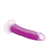 Curve Toys Lollicock 7" Glow In The Dark Silicone Dildo - Purple
