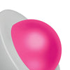 Curve Toys Lollicock 7" Glow In The Dark Silicone Dildo - Rainbow