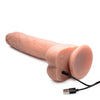 Curve Novelties Big Shot 8" Thrusting Dildo w/Remote Control - Flesh