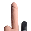 Curve Novelties Big Shot 7" Vibrating 21X Silicone Dildo w/Balls & Remote - Light
