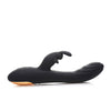 Curve Novelties Power Bunnies Cuddles 10x Silicone Rabbit Vibrator - Black