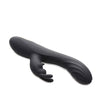 Curve Novelties Power Bunnies Cuddles 10x Silicone Rabbit Vibrator - Black