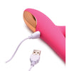 Curve Novelties Power Bunnies Huggers 10x Silicone Rabbit Vibrator - Pink