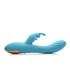 Curve Novelties Power Bunnies Snuggles 10x Silicone Rabbit Vibrator - Blue