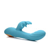 Curve Novelties Power Bunnies Snuggles 10x Silicone Rabbit Vibrator - Blue