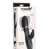 Curve Novelties Power Bunnies Dizzy Rotating Vibrator w/Rotating Beads - Black