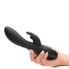 Curve Novelties Power Bunnies Dizzy Rotating Vibrator w/Rotating Beads - Black
