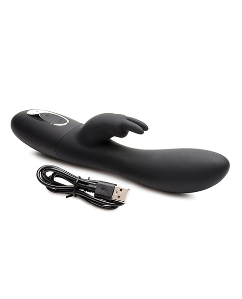 Curve Novelties Power Bunnies Dizzy Rotating Vibrator w/Rotating Beads - Black