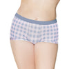 Crystal Pink Buffalo Check Print Short Grey/Pink OS/XL