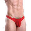 Cocksox Mesh Enhancing Pouch Thong Fiery Red SM