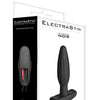 ElectraStim Accessory - Silicone Noir Rocker Butt Plug - Small