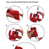 ElectraStim Silicone Fusion Infinity Pinwheel - Red/Black