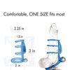 Doctor Love's Zinger Dual Vibrating Cock Cage - Blue