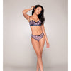 Embroidery Bra & G-String - Lavender