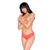 Simply Sexy Lace Tanga Open Crotch Panty Coral LG