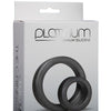 Platinum Silicone C Rings Set - Charcoal
