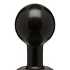Round Butt Plug - Medium Black