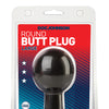 Round Butt Plug Large - Black