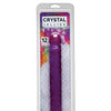 Crystal Jellies 12" Jr. Double Dong - Purple