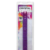Crystal Jellies 18" Double Dong - Purple